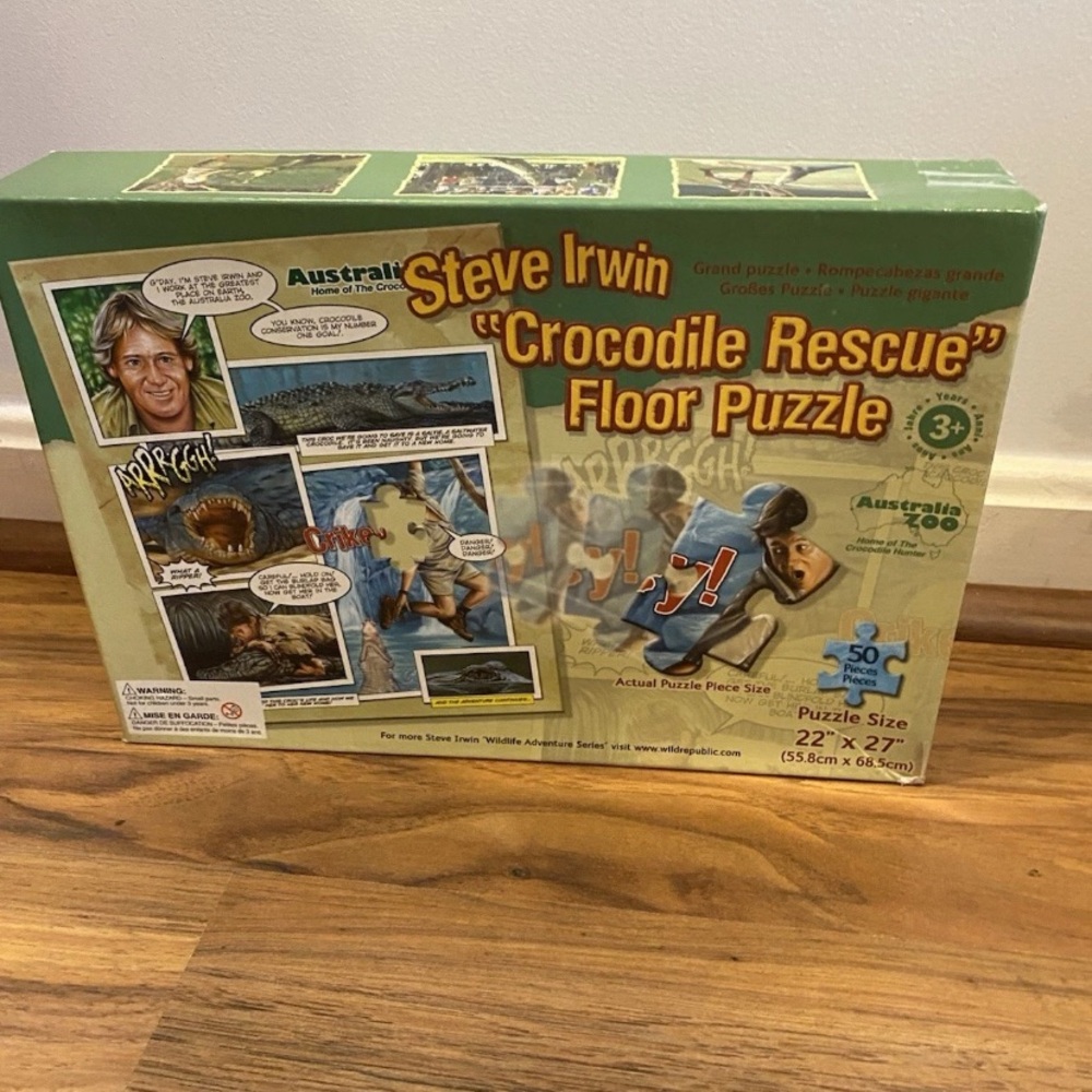 Steve Irwin Crocodile Rescue Floor Puzzle